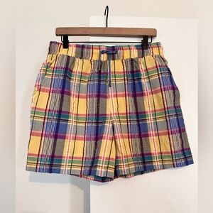 New Native Youth Plaid Multicolor Shorts